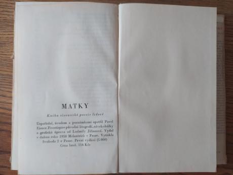 Kniha matky - slovanské poézie lidové, 