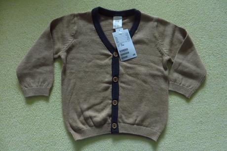 Svetrík pre malého frajera - veľ. 74 - nový, h&m,74