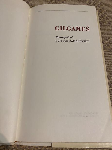 Retro vintage gilgameš vojtech zamarovský 1975, 