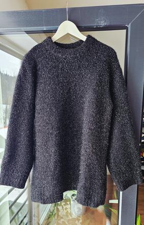 Cierny sveter hm, h&m,l