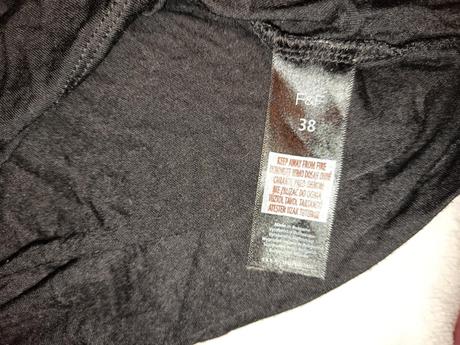 Elastické tričko s krajkou, f&f,38