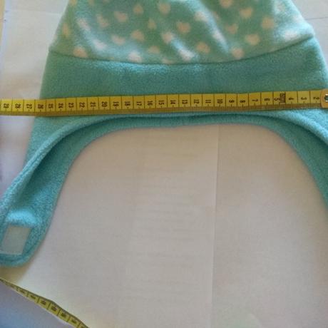 Modrá čiapka so srdiečkami, pepco,92