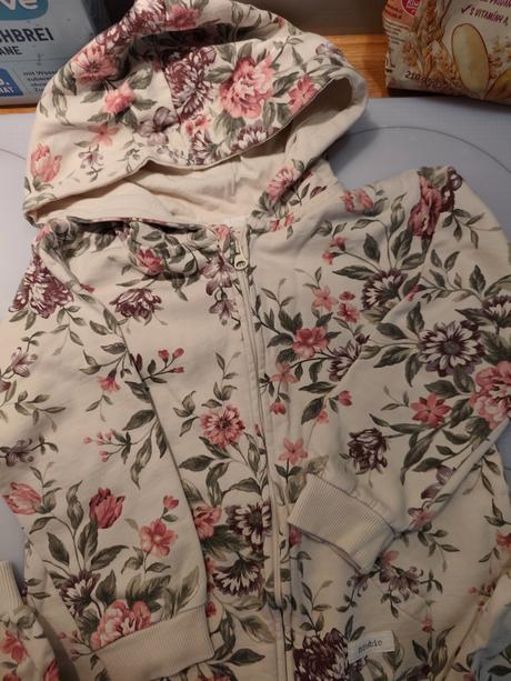 Teplákový kvetinový overal newbie len oprany, newbie,92