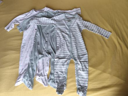 3 dielny set pyžám/ overal na spanie, lupilu,74