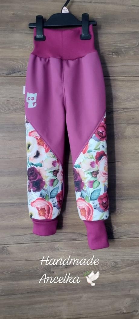 Zimné softshellky kombin.s reflexnym prvkom, 74 - 164