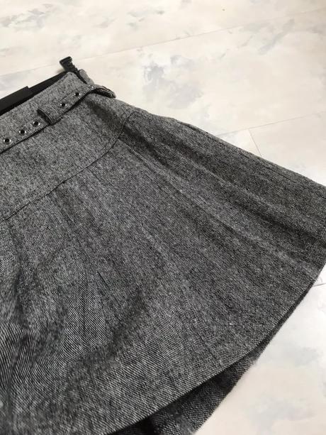 Tvídová skladaná sukňa, xs