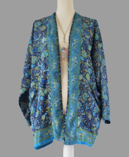 Natura, letný hodvábny kardigán veľ. xl, xl