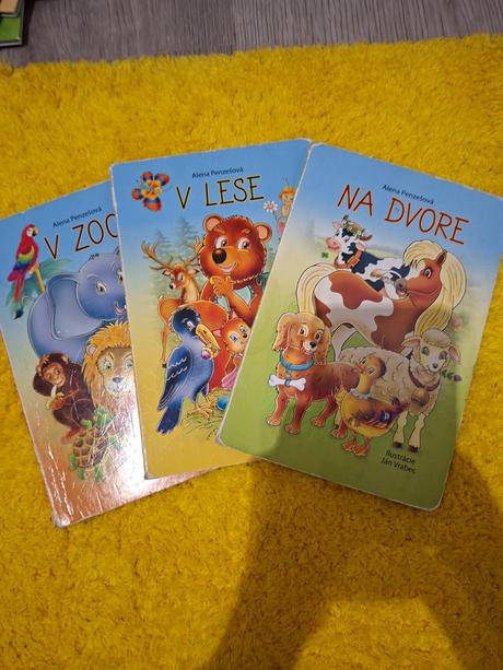 Knihy o zvieratách 3 ks, 