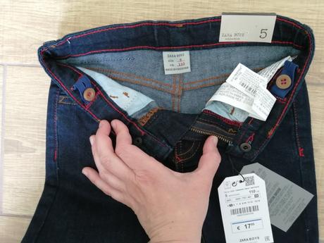 6x nohavice zara (nenosené), zara,110 / 116 / 122 / 128