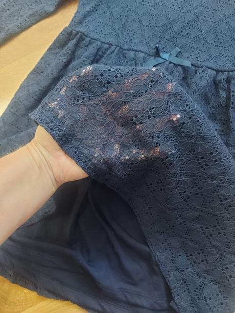 Šaty s krajkou, h&m,134