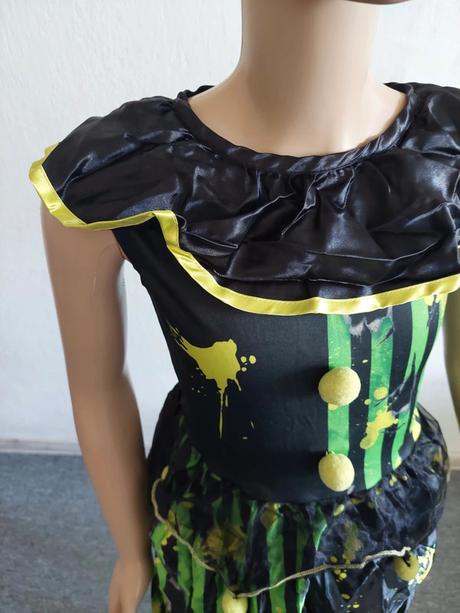 Zombie klaun karnevalový kostým veľ.122-128,