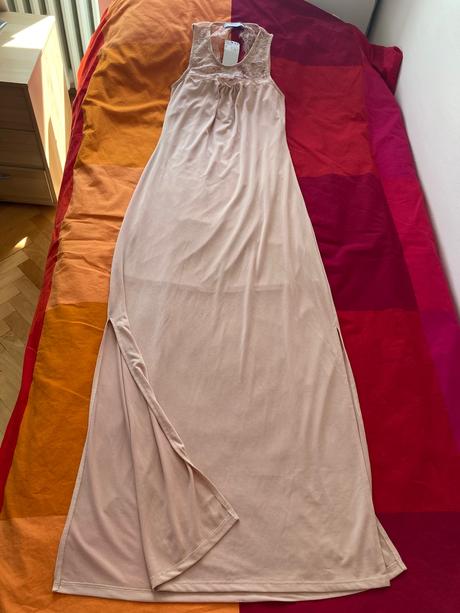 Dlhé lete saty s cipkou, mango,s