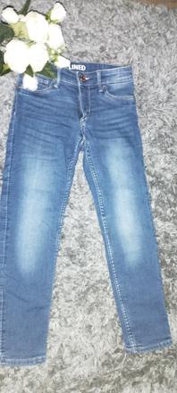 Zateplené rifle, denim,116
