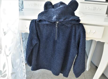 Barančeková mikina s uškami-110, 110