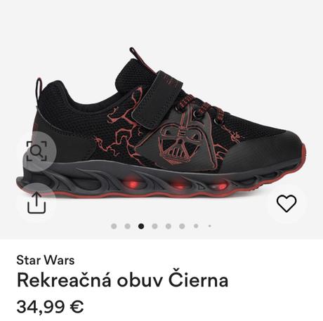 Blikajúce tenisky star wars, 30