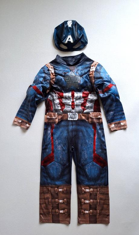 Kapitán amerika-civil war kostým + maska veľ. 116,