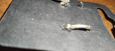 Náušnice kryštál tmavší, skúšané, 