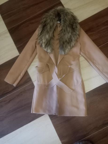 Jarný kabátik s kozusinou, m