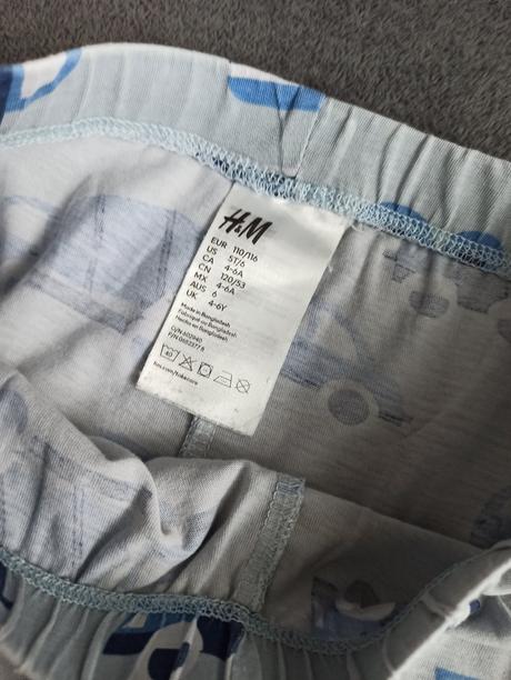 Pyžamo 110/116, h&m,110