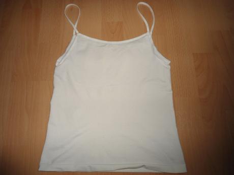 Biele tielko, f&f,xs