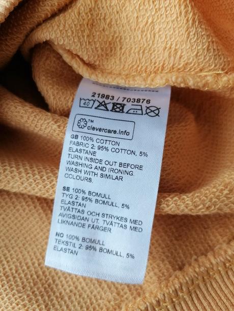 Mikina oversize 146-152 horčicová, 146