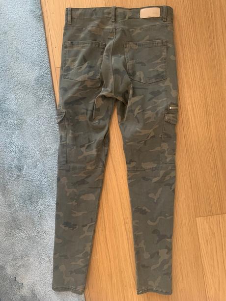 Zara kids khaki vojenské nohavice 164cm, zara,xs
