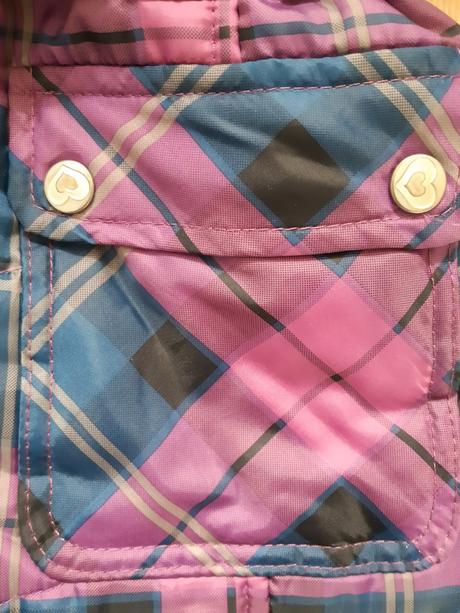 Dievčenská károvaná vetrovka 134, 134