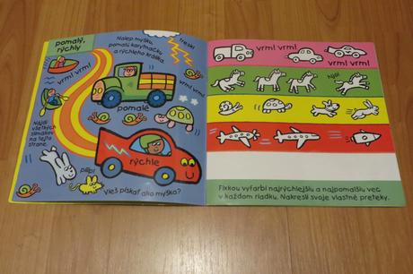 Knižka zábavné protiklady a zvuky,