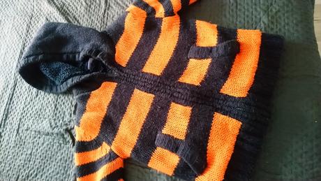 Hrubý pásikavý sveter, lupilu,110