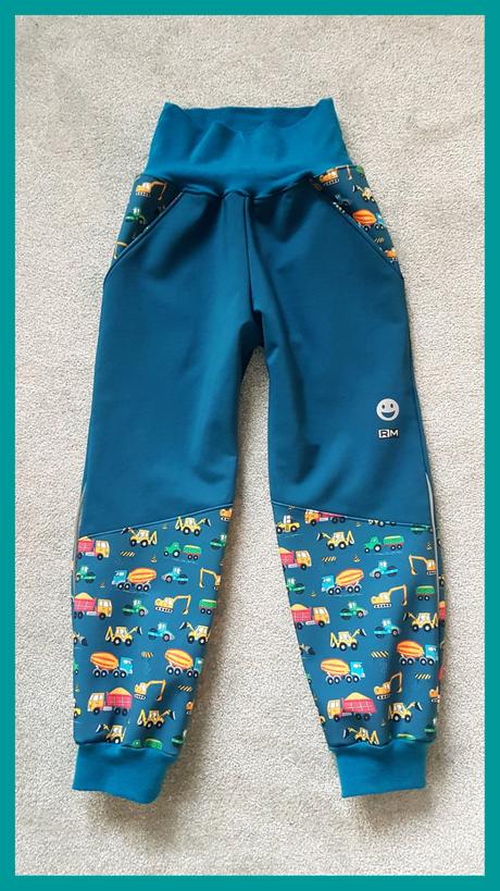 Softshellové nohavice letné zimné reflexné, 80 - 140