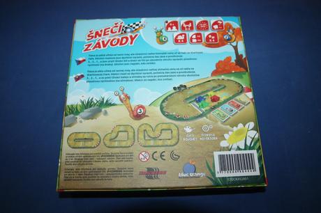 Hra sneci zavody  - preteky slimakov - od 4 rokov, 