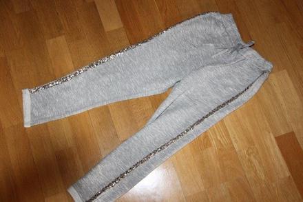 Voľné tepláčiky s flitrami, next,128