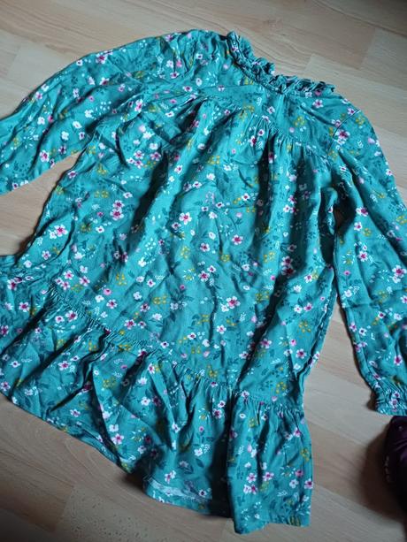 3x šaty dlhy rukav, 116