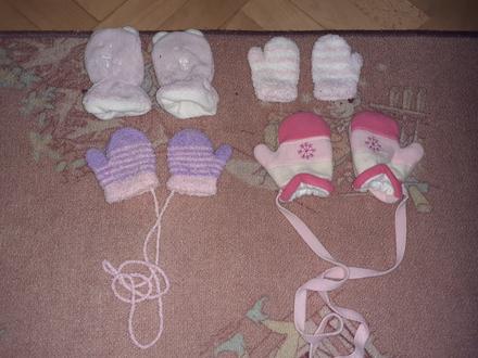 Sada rukavičiek na vek 6-18 mes. - 4 páry, 68