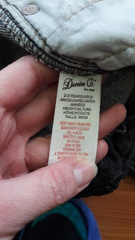 Rifle v top stave, denim co,98