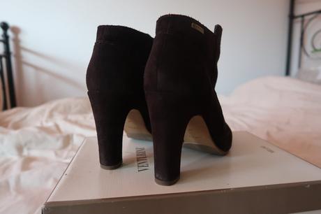 Kožené členkové topánky na podpätku, esprit,39