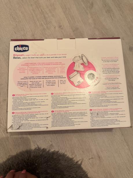 Chicco odsávačka materského mlieka elektrická sing,