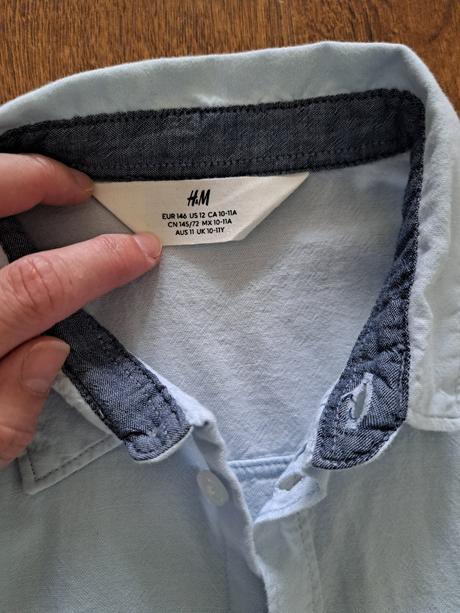 Bavlnená košeľa, h&m,146