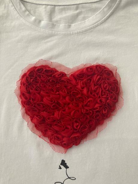 Tričko so srdcom i love you č.m, m