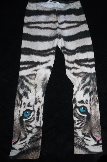 Tigrové legíny, h&m,128