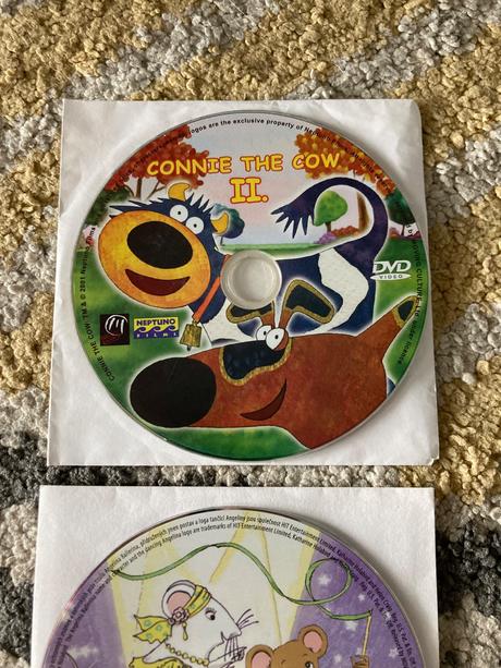 Dvd connie the cow ii. a angelina ballerina,