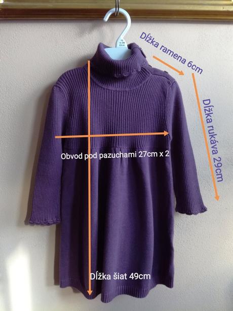 Pleteninové šaty s roláčikom, name it,86