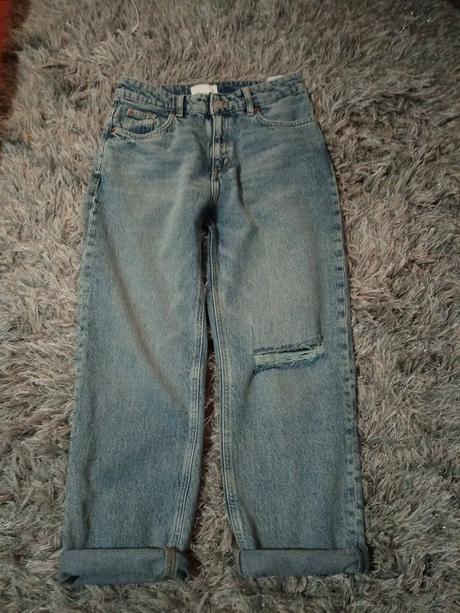 Rifle trhané, h&m,36