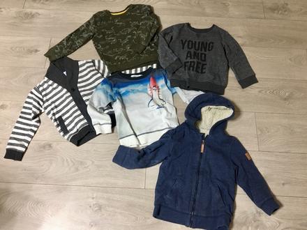 Set 5ks svetrikov a mikin, h&m,110