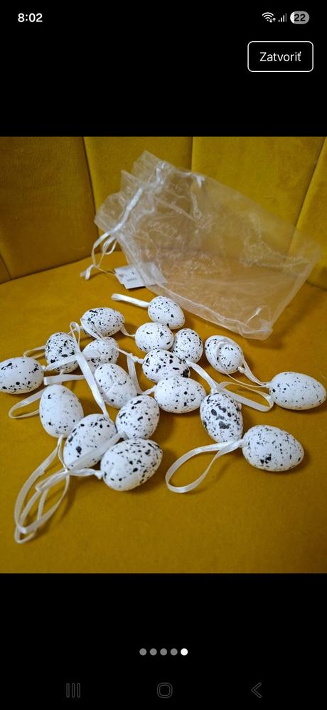 Vajicka na zavesenie, do kosicka, 