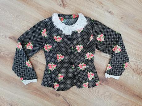 Krásna vintage, retro blúzka, s