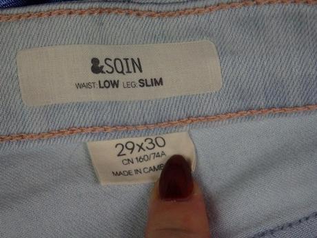 Kvalitné strečové rifle, h&m,s