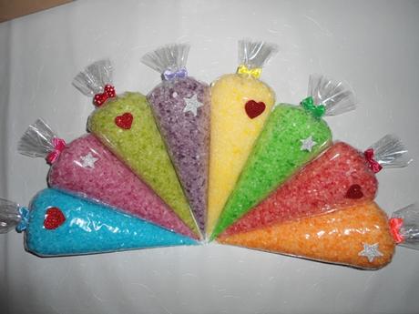 Voňavá morská soľ do kúpeľa - rozne druhy-vyrobim,