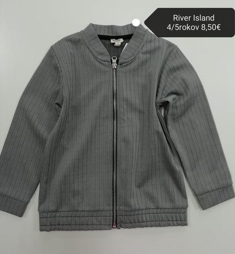 Mikina sveter na zips, river island,110