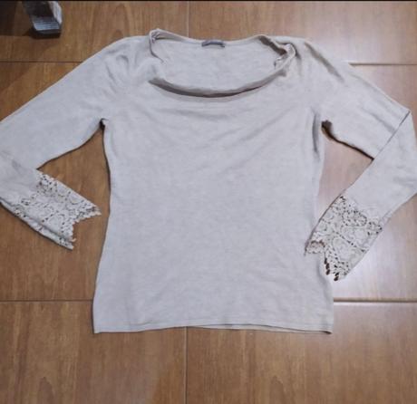 Tenký svetrík s krajkou, orsay,38